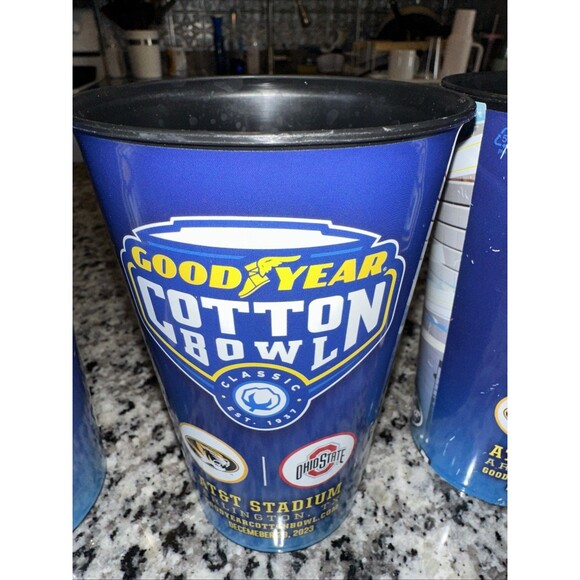2023 Cotton Bowl 3 Cups Pre-owned - Picture 5 of 8